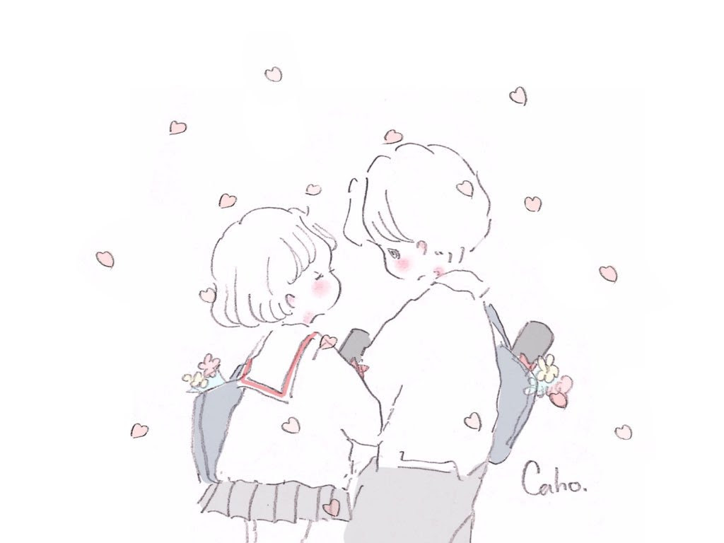 無料イラスト画像 最高かつ最も包括的な恋 Caho イラスト ポエム