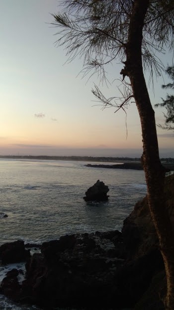 Gambar Pemandangan Laut Senja