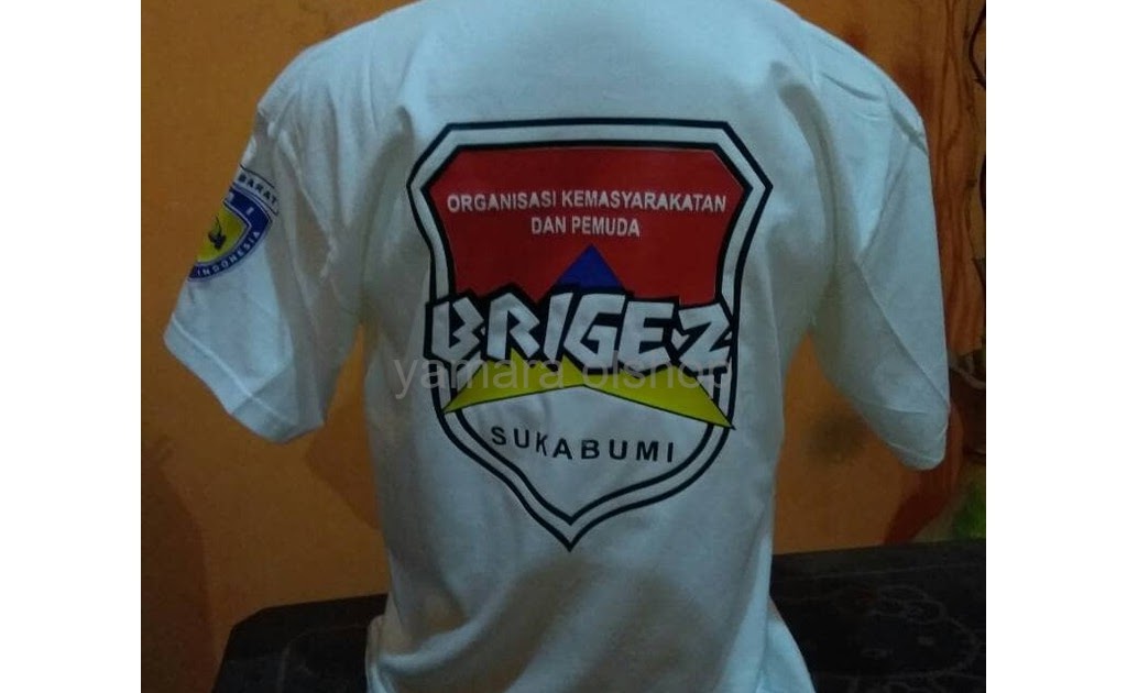 Contoh Desain  Baju  Brigez Merah Putih  Hitam  1001desainer