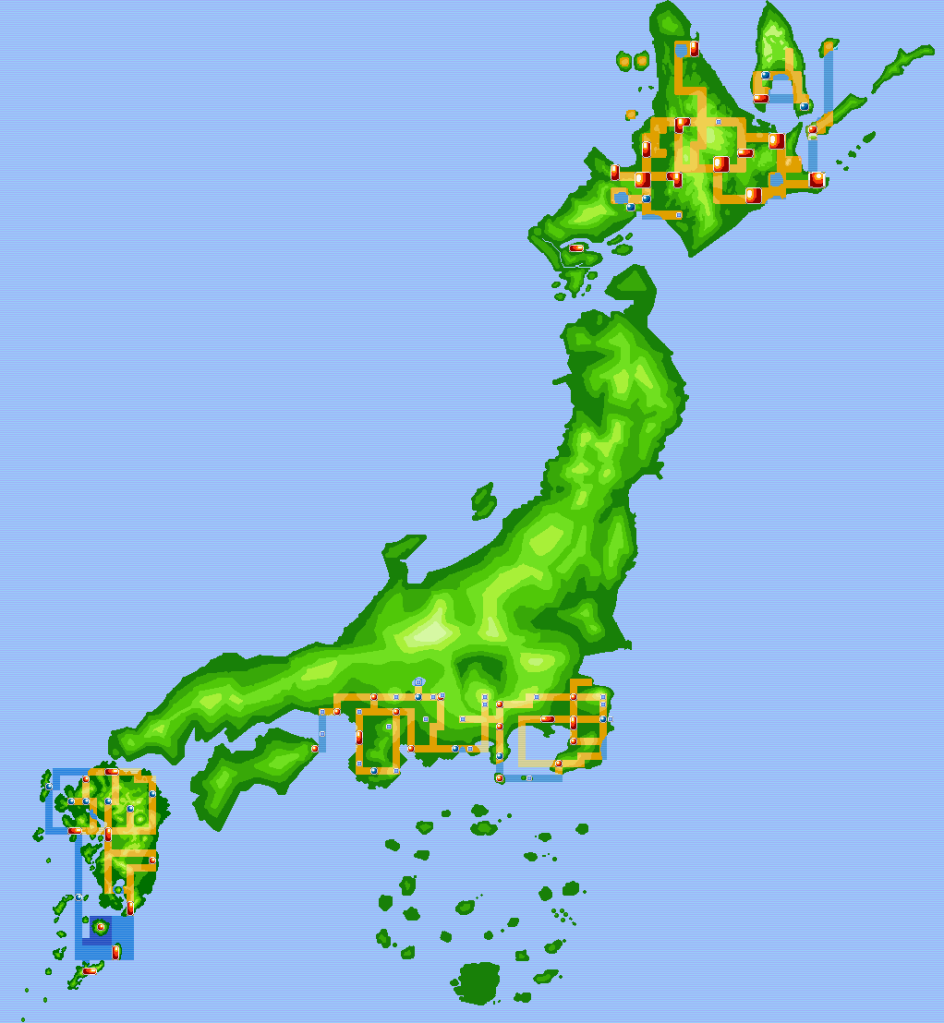 Map Of Japan Pokemon World Maps