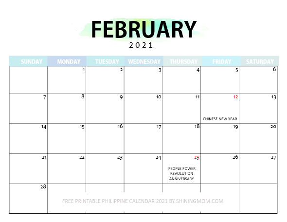 Free printable calendar » free printable january 2022 calendars january 2022 calendar is a highly demanded thing among people who want to keep themselves updated on the daily schedule. Free Philippine Calendar 2021 With Holidays