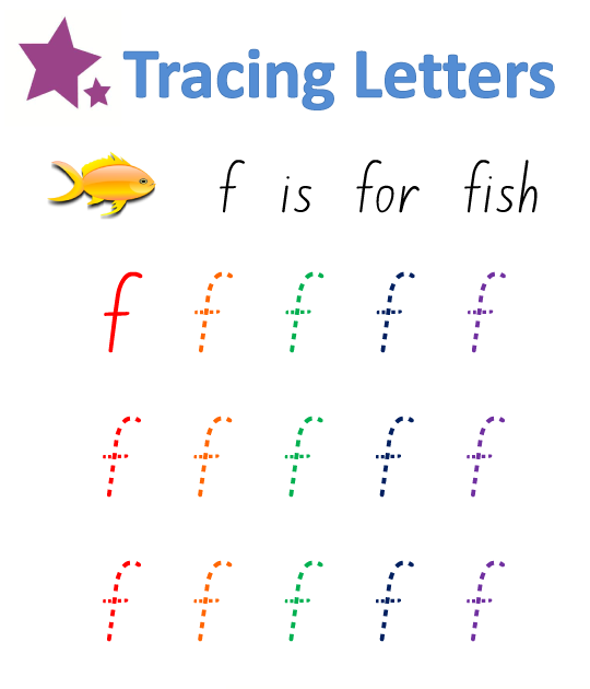 small letter f tracing worksheets kathleen browns