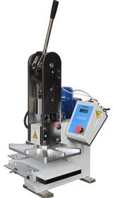 Electric heating for cutting foil. Binder Fustellatrice Oleodinamica