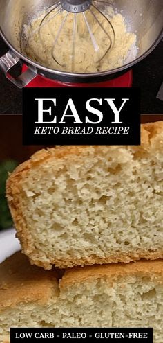 This easy keto bread recipe is the best using almond flour! Even if you're a beginner you can ...