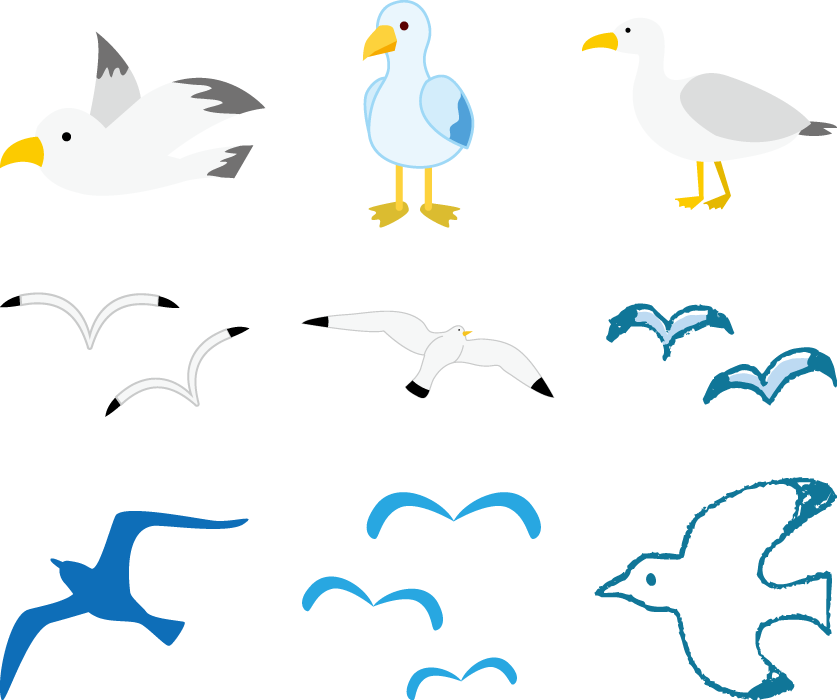 無料ダウンロードかもめ イラスト 無料 最高の動物画像