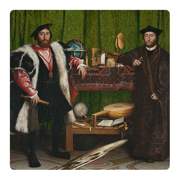 Detail from Hans Holbein the Younger, 'The Ambassadors', 1533 © The National Gallery, London