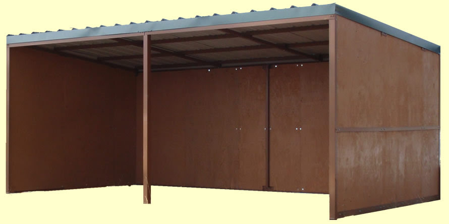 Sheds Ottors: Plans for horse loafing sheds