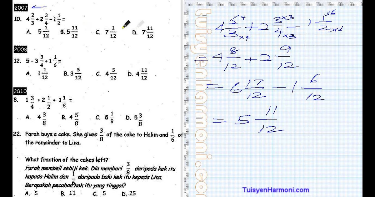 Soalan Matematik Tahun 1 Tajuk Wang - Tersoal q