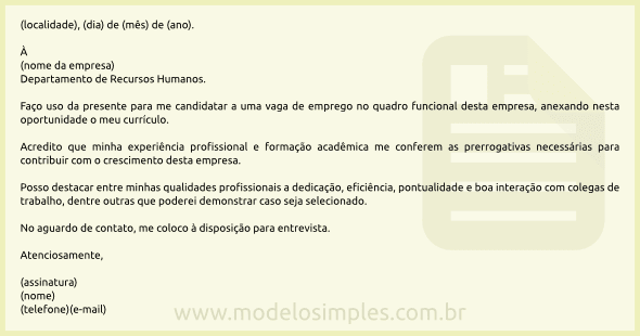 Exemplo Carta De Intencao Para Intercambio - Recipes Blog q