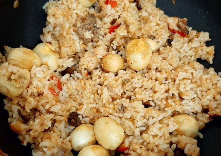 Recipe: Delicious Nasi goreng ati telur puyuh - Media 