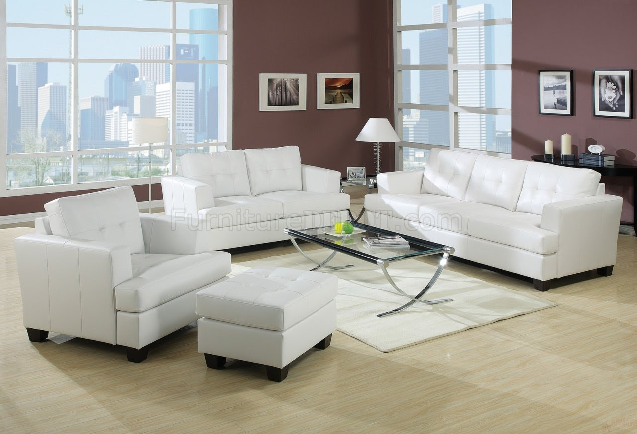 Living Room With White Leather Sofa Hd Wallpaper For Free Evilinchie Sofa