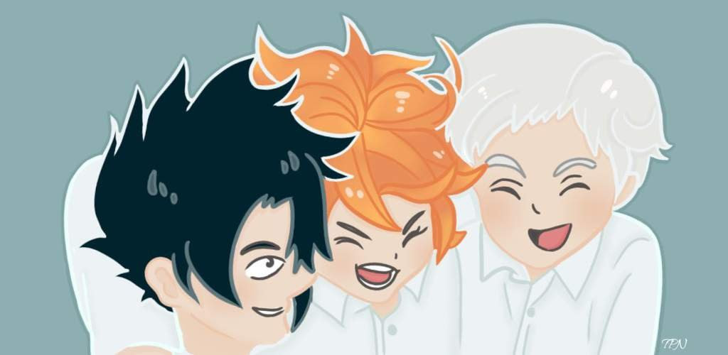 Bendy and the dark revival; Emma Norman Ray Fan Art The Promised Neverland Amino