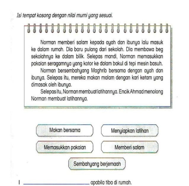 Soalan Latihan Tatabahasa Bahasa Melayu Tingkatan 1 