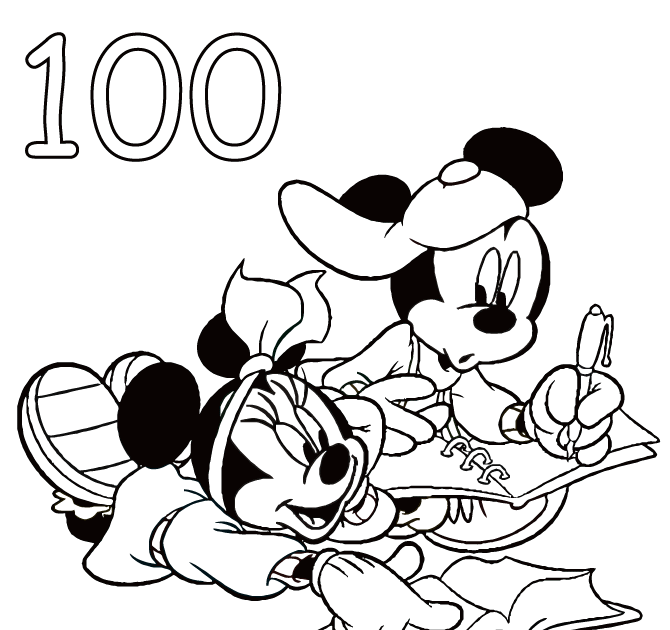 57 EASY 100 DISNEY COLORING PAGES PRINTABLE PDF - * Coloring