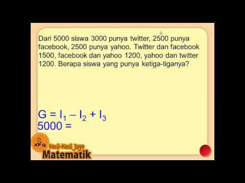 kumpulan contoh soal: contoh soal diagram venn irisan 3