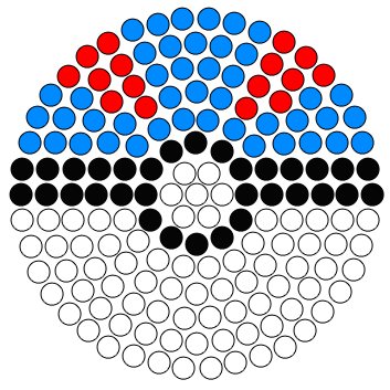 最も人気のある モンスターボール アイロン ビーズ ポケモン 図案 無料