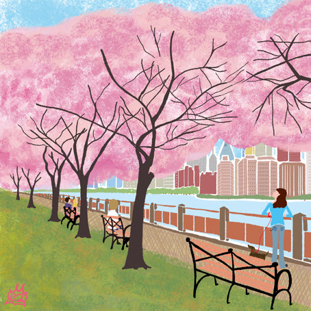 あなたのためのイラスト ベスト50 風景 桜 イラスト 綺麗