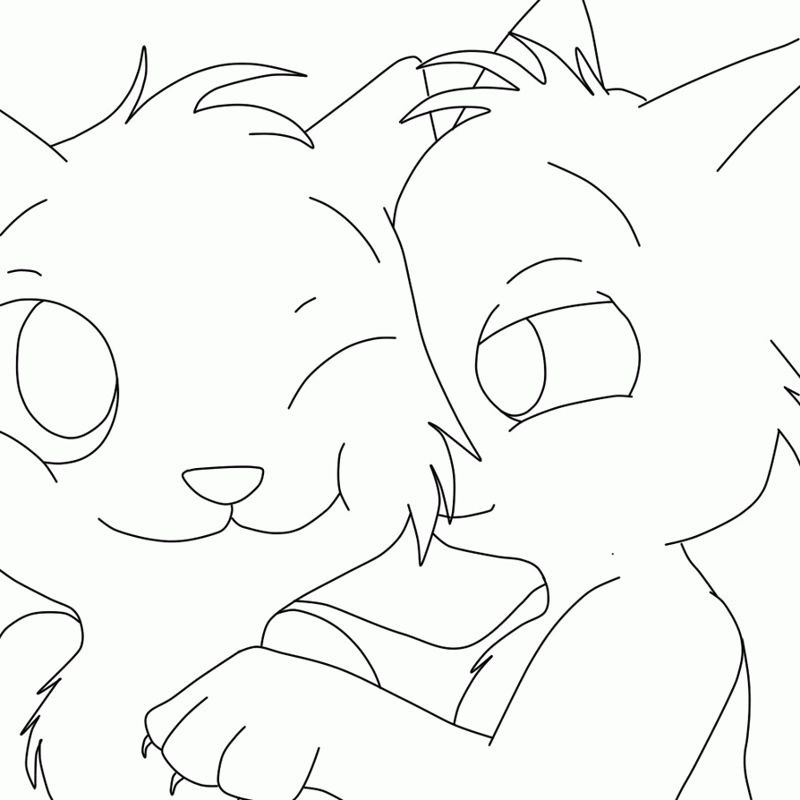 Images Of Cute Warrior Cat Couple Base