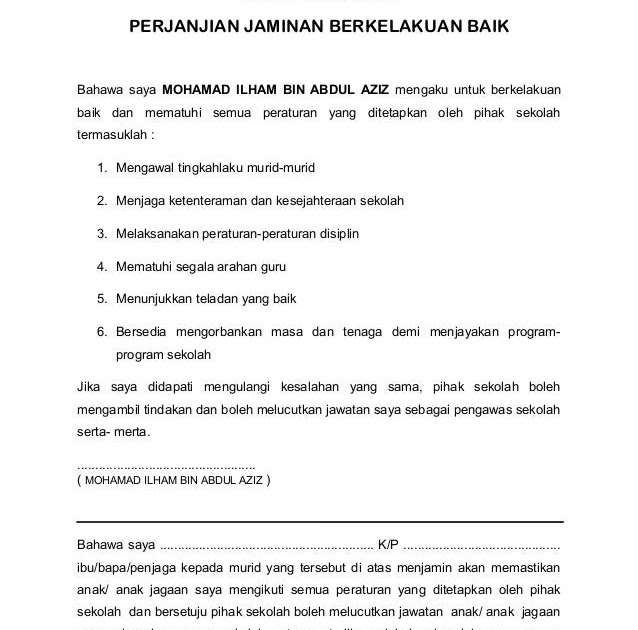 Surat Rayuan Untuk Tnb - Kecemasan k