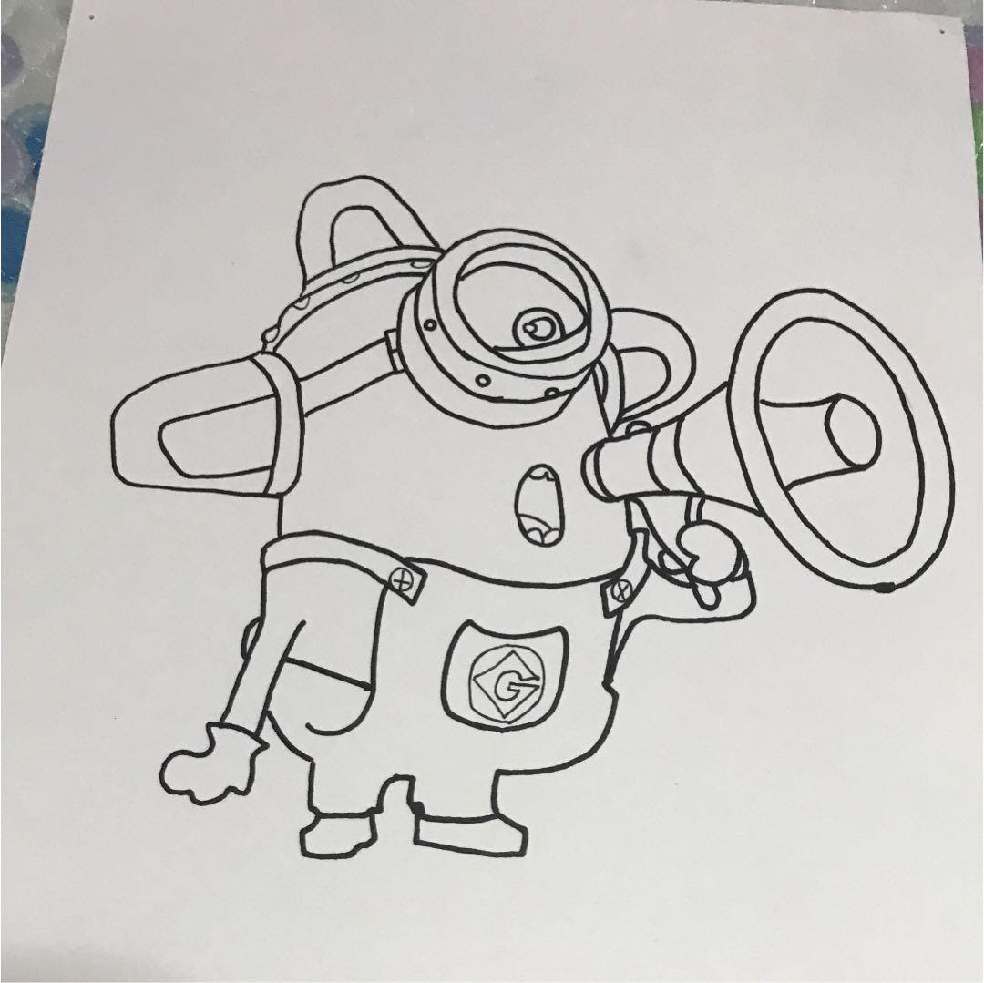 ぜいたくミニオン イラスト 手書き アニメ画像