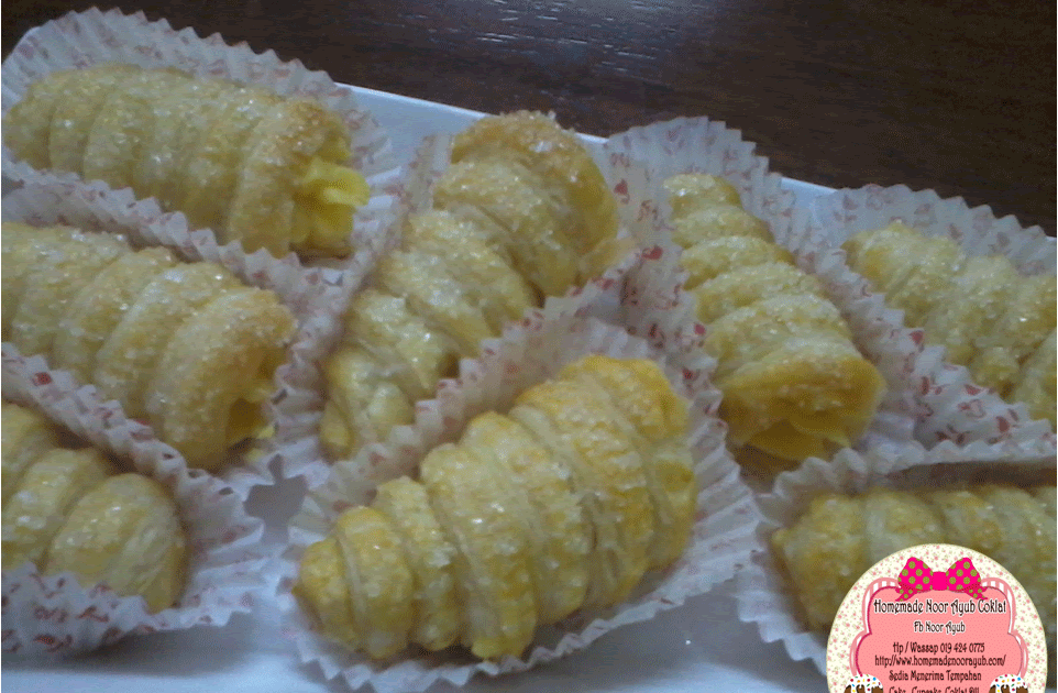 Resepi Cream Puff Custard Jagung - Ke Djogja