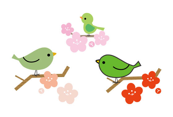 最高の動物画像 最新春 鳥 イラスト フリー