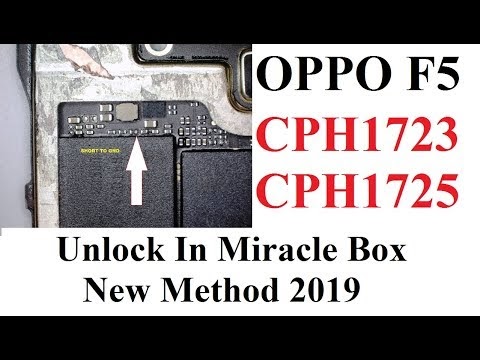 Oppo F5 Unlock In Miracle Cph1723 Cph1725 New Method 2019 Oppo Unlocking Imet Mobile Repairing Institute Imet Mobile Repairing Course