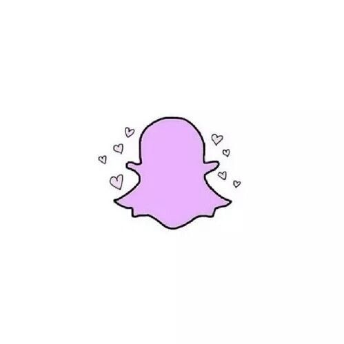 Aesthetic Snapchat Logo Pastel Purple