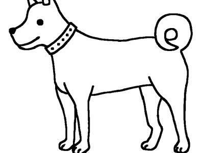 ++ 50 ++ 犬　イラスト　白黒 330857-犬 イラスト 白黒
