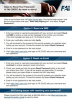 FAI CSOD password reset flyer