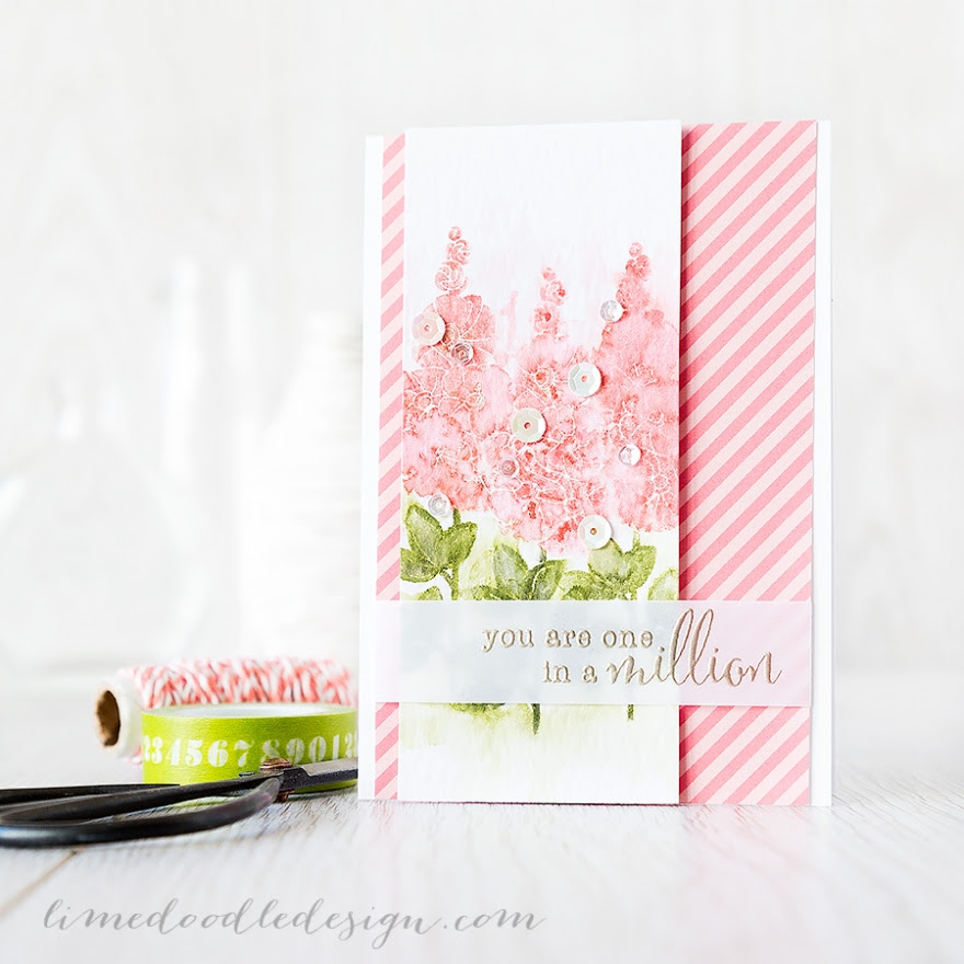 Debby Hughes - Lime Doodle Design http://limedoodledesign.com/2015/05/messy-watercolouring/ #card #flower #watercolour #watercolor