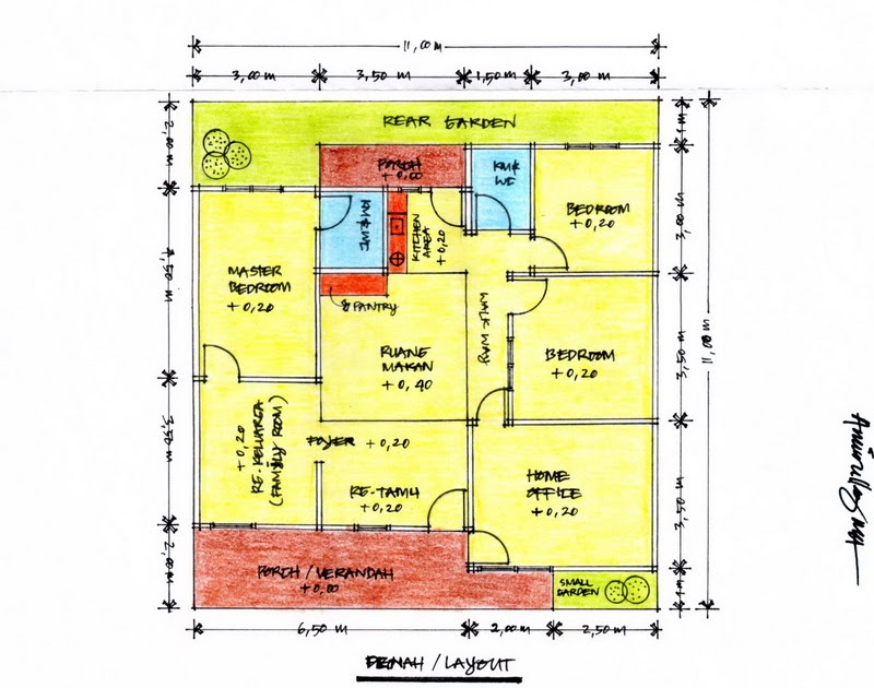 Desain Rumah Minimalis Biaya 150 Juta