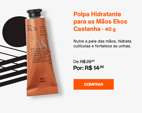 Polpa Hidratante para as Mãos Ekos Castanha - 40 g