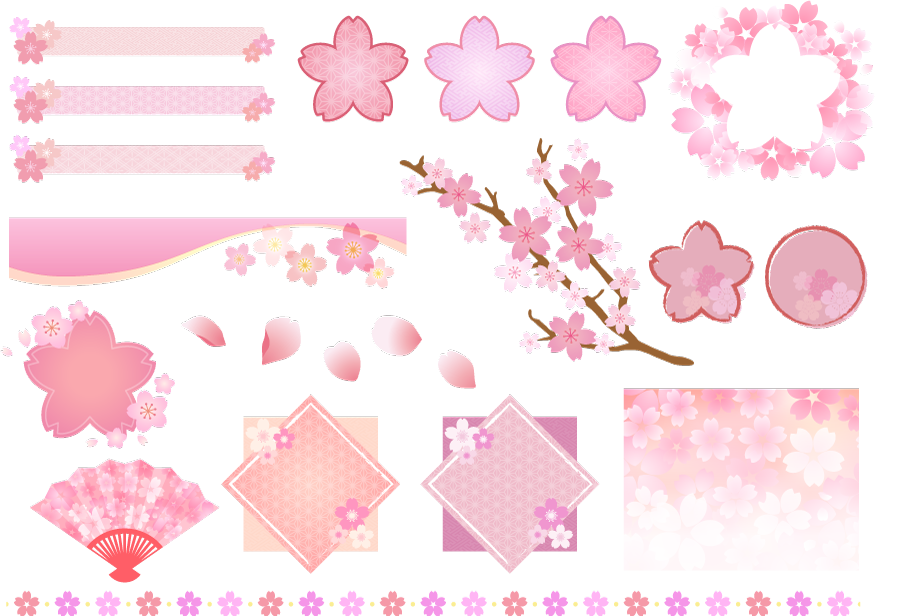 動物画像のすべて 50 素晴らしい桜 イラスト Ai