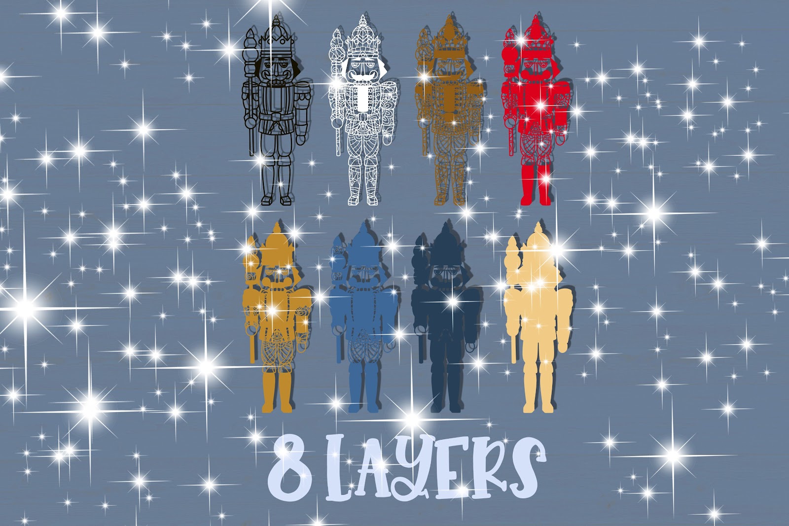 Download Layered Nutcracker Svg For Silhouette - Free Layered SVG Files