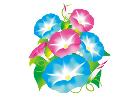 印刷可能 朝顔 イラスト 簡単 朝顔 イラスト 簡単