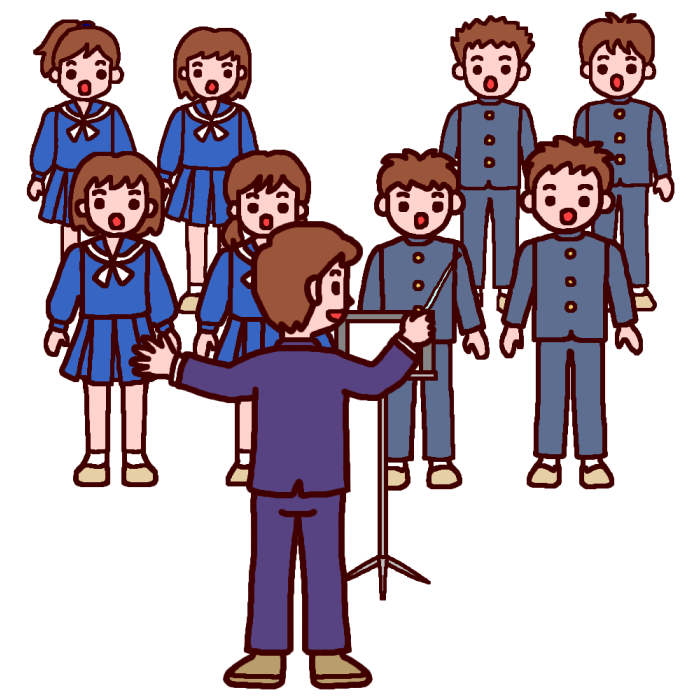 コンプリート 合唱コンクール イラスト Irasutombledos