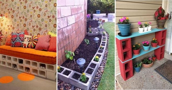 Jardinera Bloques Ideas / 28 Ideas Geniales Que Solo ...