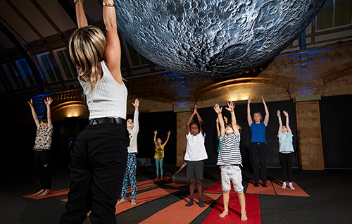 Family Yoga under the Moon