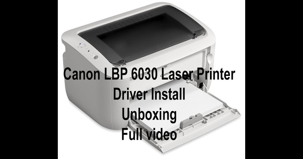 تعريف كانون 3060 - How To Install Canon Lbp 6030 6040 ...