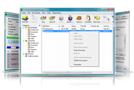 Once installed into your system you will be greeted with a very well organized and intuitive user interface. Idm Full Version Gnetweb
