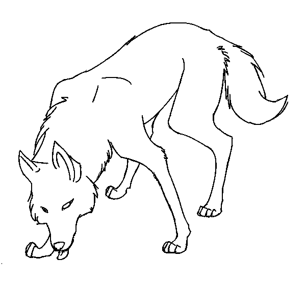 Then i watched tokyo ghoul. Sad Wolf Lineart Ms Paint Images