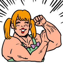 トップ100 筋肉 女性 イラスト ただのディズニー画像