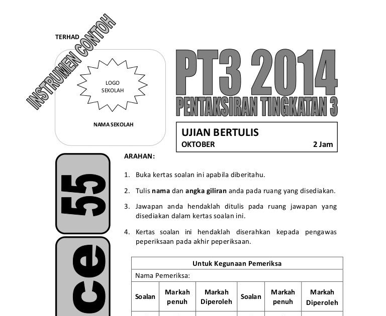 Contoh Soalan Kbat Matematik Pt3 2019 - Resign Kerja Yang Baik