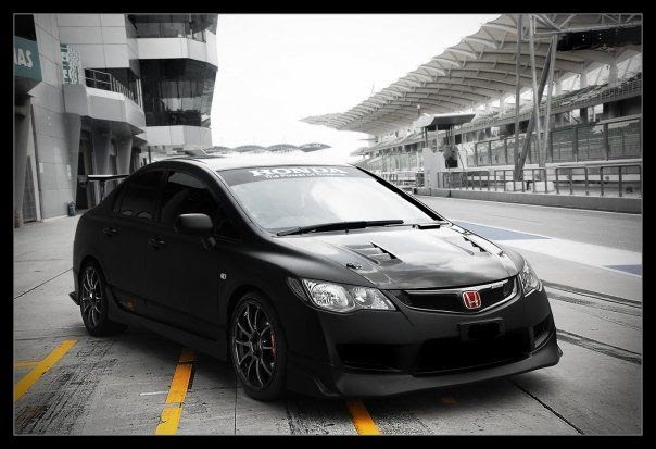 Honda Civic Fd Modified Black - Honda Civic