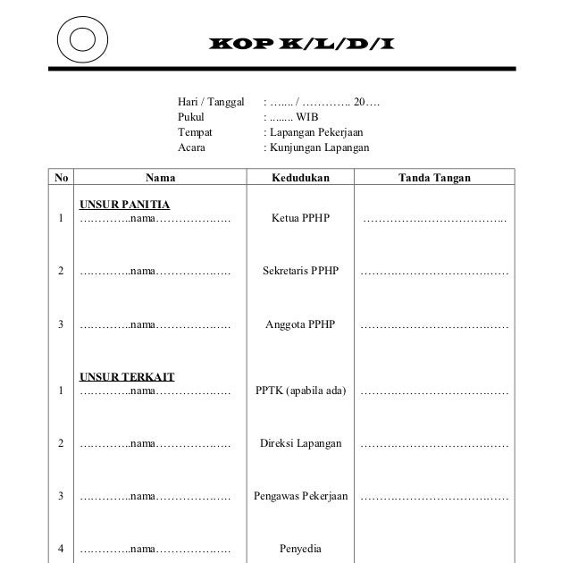 Contoh Berita Acara Kesepakatan Bersama - Tweeter Directory