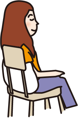 椅子に座る イラスト 椅子に座る イラスト 横 Davidklingjp
