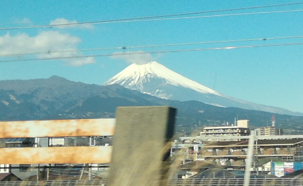 Japan Image 壁紙新幹線富士山