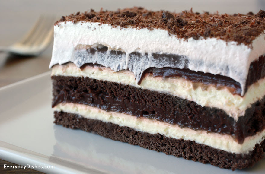Top with valentine's, easter or christmas colored m&m's for a special. Easy Chocolate Dessert Lasagna Recipe