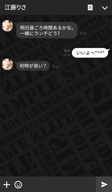 50 かっこいい Line 背景 シンプル 黒 がくめめ